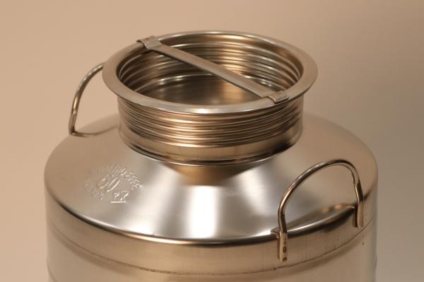 Бидон нержавеющий 75 литров для хранения спирта,    воды,    молоко — фото 3